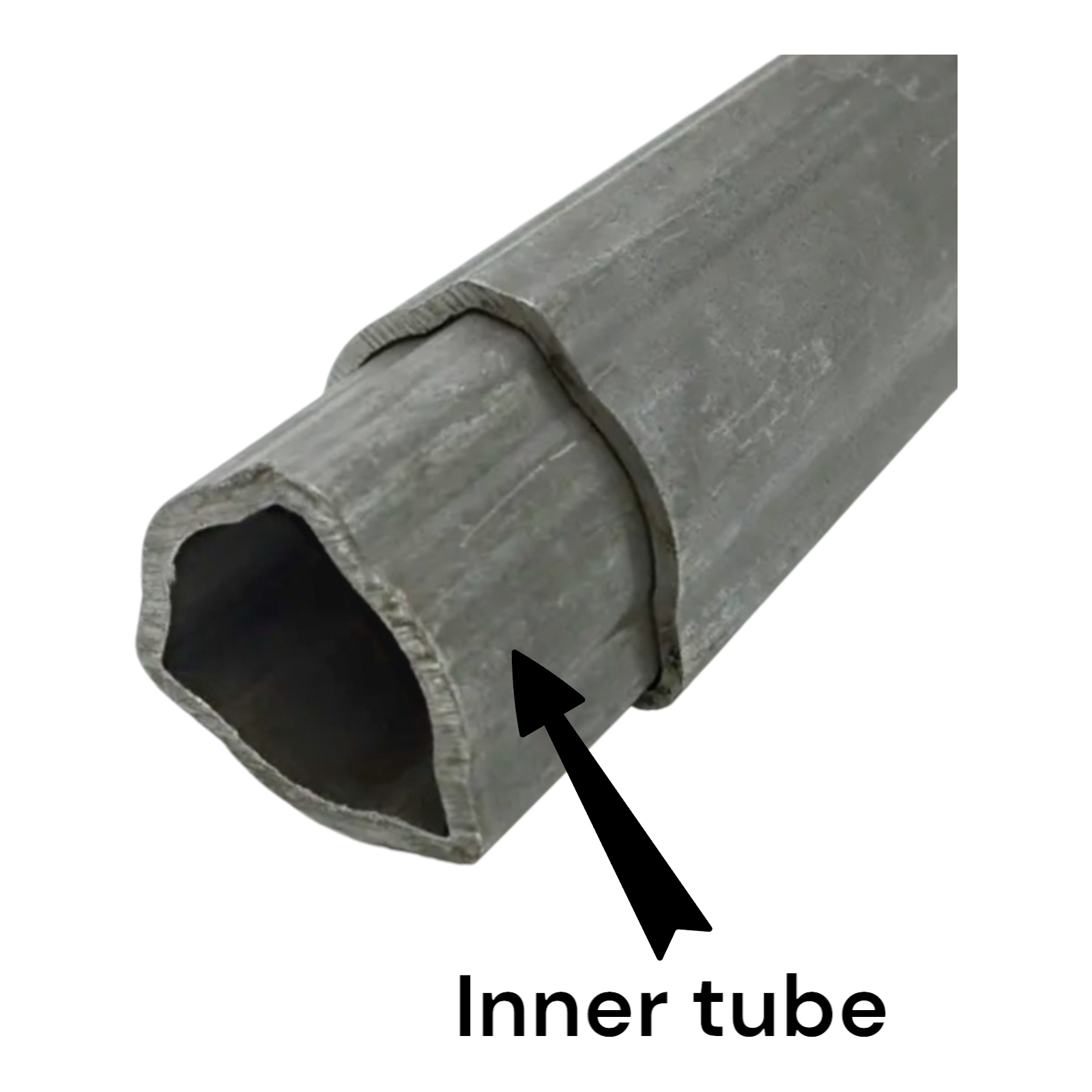 Series 2 Inner Triangle Tube U-Joint Assembly with 1 3/8" 6 Splines Quick Connect – Part # A2001