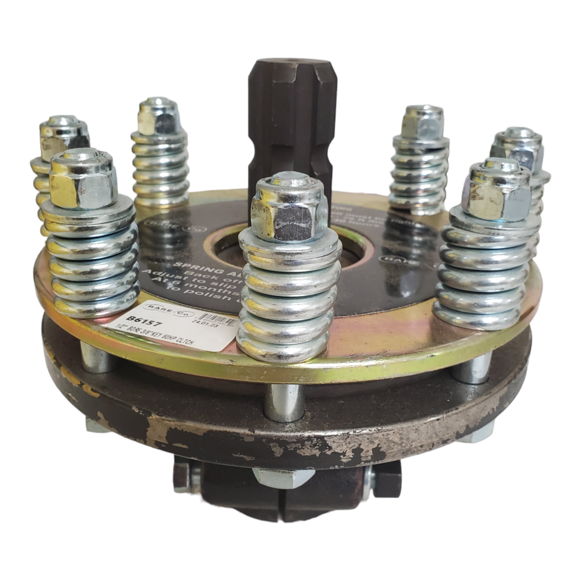 60 HP Slip Clutch With 1 1/2" Round Female And 1 3/8" x 6 Male – Part # B6157