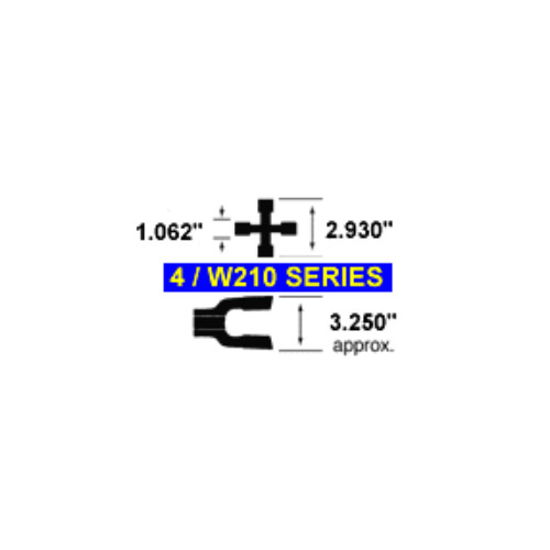 1 3/8" 21 Splines PTO End Yoke Series 4 – Part # A421521