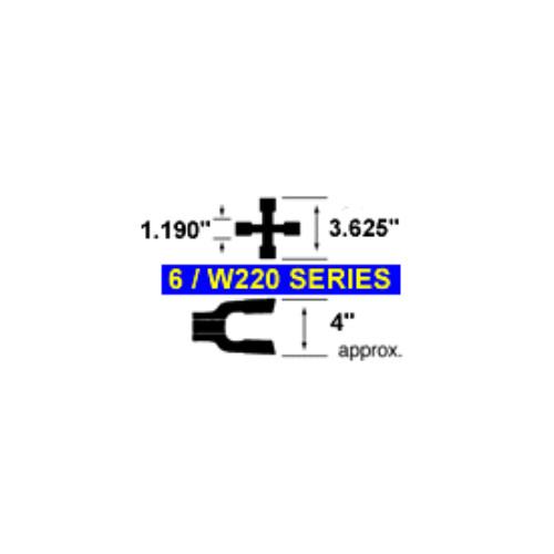 Yoke Type Slip Clutch 1 3/8" 21 Spline Series 6 – Part # AC6221121
