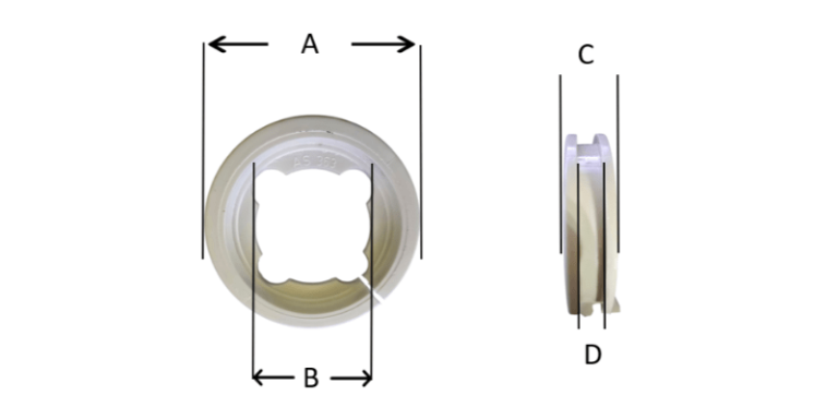 pto shaft guard bearing